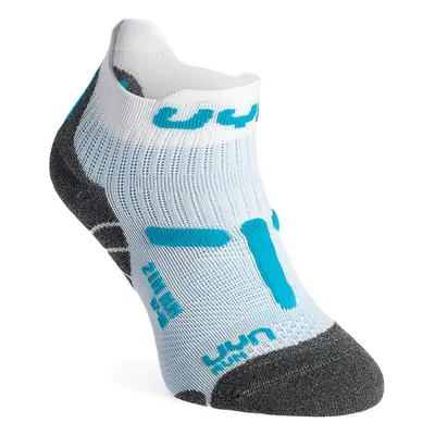 Dámské ponožky UYN Run 2in Socks - white/turquoise