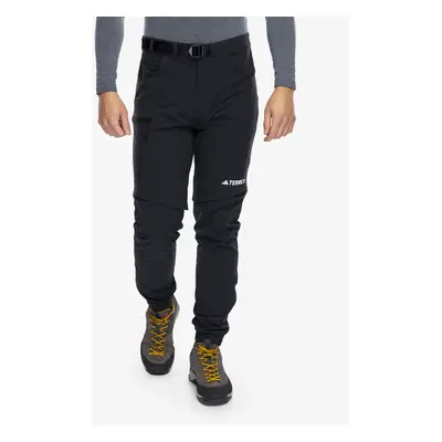 Turistické kalhoty pánské adidas TERREX Utilitas Zip Off Pants - black