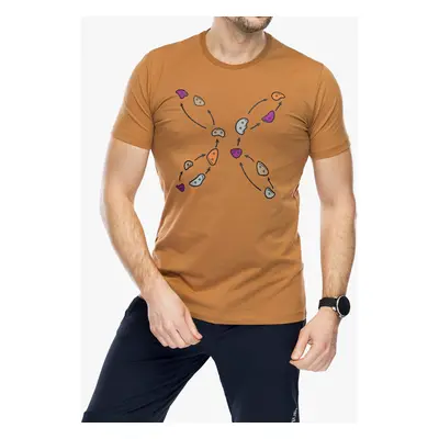 Bavlněné tričko Montura Jugs T-Shirt - camel