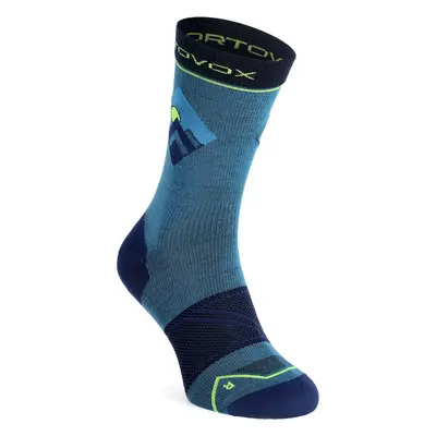 Pánské ponožky Ortovox Alpine Light Comp Mid Socks - mountain blue