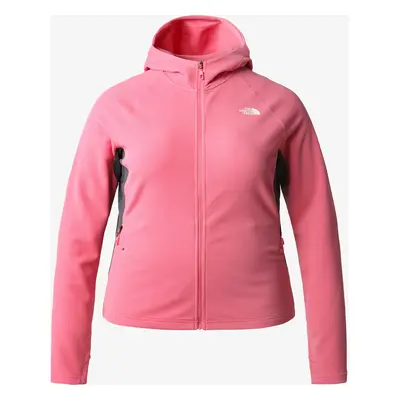 Dámská mikina The North Face AO Full Zip Hoodie Plus - pink/grey