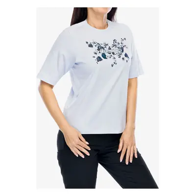 Bavlněné tričko dámské Columbia North Cascades Relaxed Tee - snowdrift/floral emblem