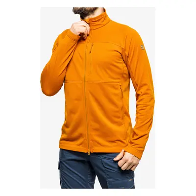 Rozepínací mikina Fjallraven Abisko Lite Fleece Jacket - sunset orange