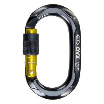 Karabina Climbing Technology OVX Carabiner - anthra/gold