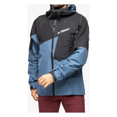 Membránová bunda adidas TERREX Techrock GORE-TEX Pro Jkt - wonder steel