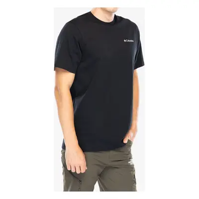 Bavlněné tričko Columbia Explorers Canyon Back S/S Tee - black/epicamp graphic