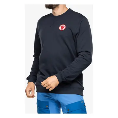 Mikina Fjallraven Logo Badge Sweater - dark navy