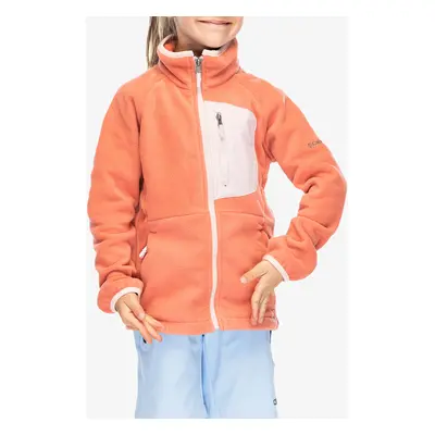 Dívčí mikina Columbia Fast Trek III Fleece Full Zip - faded peach/dusty pink