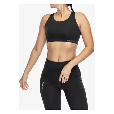 Sportovní podprsenka Salomon Cross Run Bra - deep black