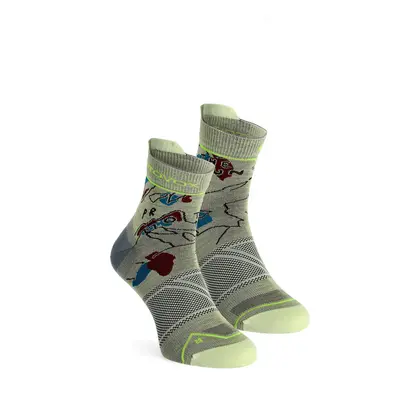 Trekové ponožky Ortovox Alpine Light Quarter Socks - wabisabi