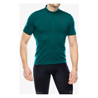 Cyklistické triko Mons Royale Roam Cargo Merino Shift Full Zip T - evergreen