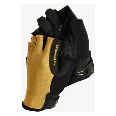 Cyklistické rukavice dámské Northwave Active Woman Short Finger Glove - ochre