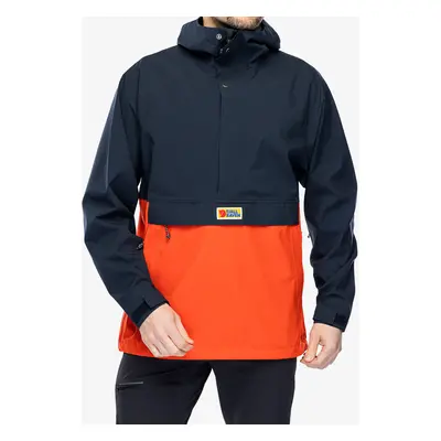 Bunda do deště Fjallraven Vardag Hydratic Anorak - dark navy/flame orange