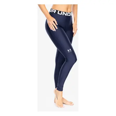 Dámské tréninkové legíny Under Armour HeatGear Authentics Leggings - midnight navy/white