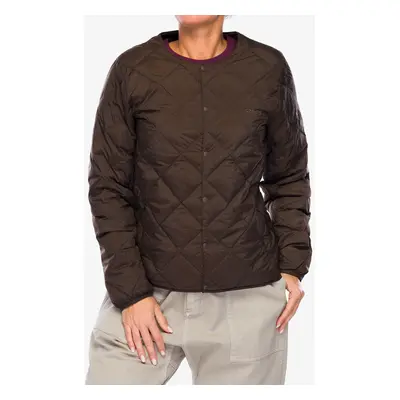 Péřová bunda Gramicci Inner Down Jacket - dark brown