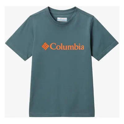 Dětské tričko Columbia Basin Ridge SS Graphic Tee - metal/bright orange csc