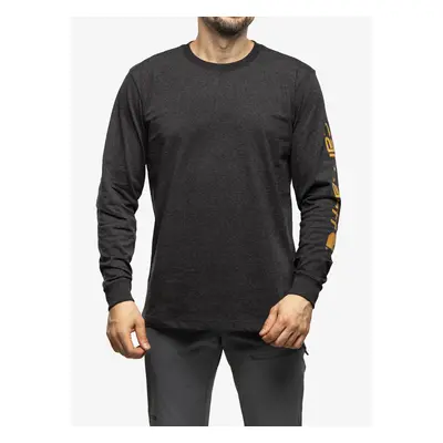 Tričko s dlouhým rukávem Carhartt Sleeve Logo T-Shirt L/S - carbon heather