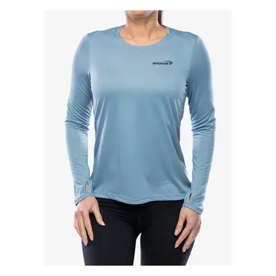 Mikina na běhání dámská Inov-8 Performance Long Sleeve - blue grey/slate