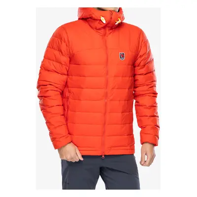 Péřová bunda Fjallraven Expedition Pack Down Hoodie - flame orange/un blue