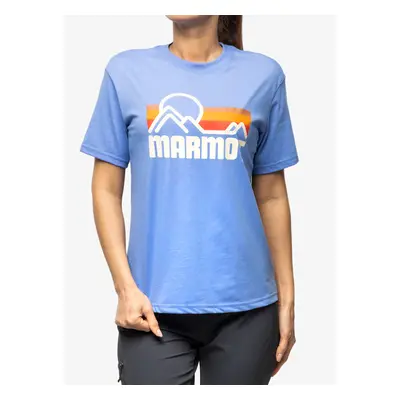 Bavlněné tričko dámské Marmot Coastal Tee SS - gateway blue