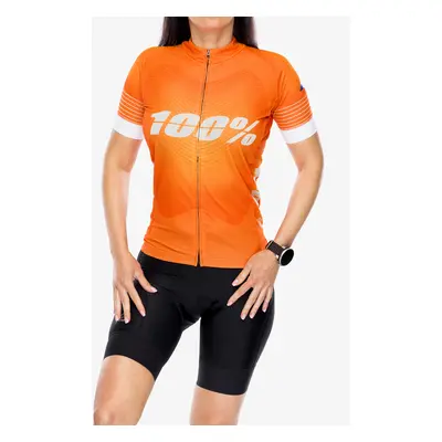 Cyklo triko dámské 100% Exceeda Jersey - orange