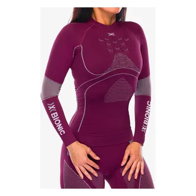 Dámská mikina X-Bionic Energy Accumulator 4.0 Shirt Round Neck - plum