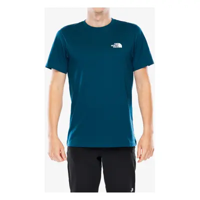 Bavlněné tričko The North Face S/S Simple Dome Tee - midnight petrol