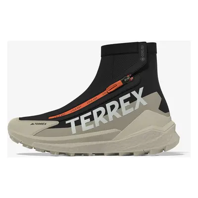 Turistické boty adidas TERREX Free Hiker COLD.RDY GTX - won beige/cr blk/sem imp orang