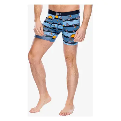 Funkční boxerky Saxx Ultra Super Soft Boxer Brief Fly - lazy river/blue