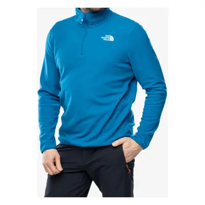 Fleece mikina The North Face Glacier 1/4 Zip - adriatic blue