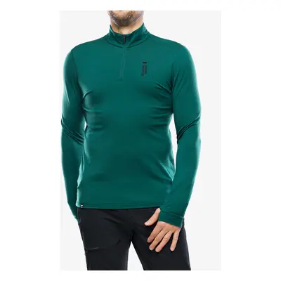 Funkční mikina Mons Royale Cascade 1/4 Zip - evergreen