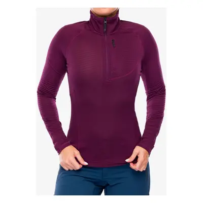 Dámská funkční mikina Black Diamond Coefficient LT Quarter Zip Pullover - blackberry