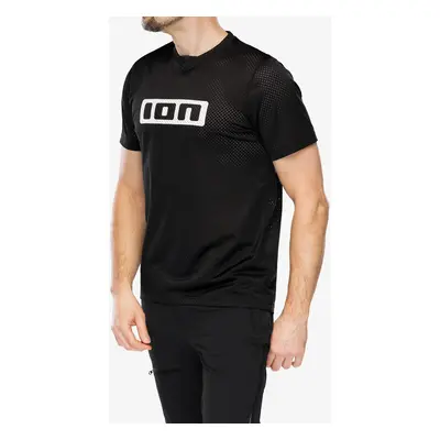 Cyklistické triko ION Logo SS Jersey - black