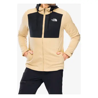 Outdoorova mikina The North Face Homesafe Full Zip Fleece Hoodie - khaki stone/black