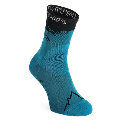 Běžecké ponožky La Sportiva Ultra Running Socks - black/lagoon