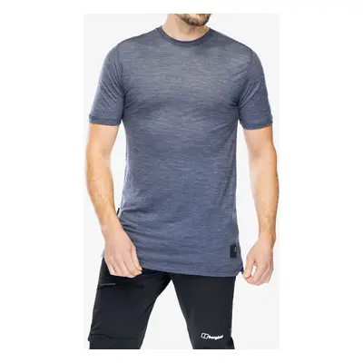 Merino triko Sensor Merino Lite Tee SS - mottled blue