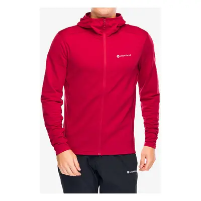 Mikina s kapucí Montane Protium Lite Hoodie - acer red