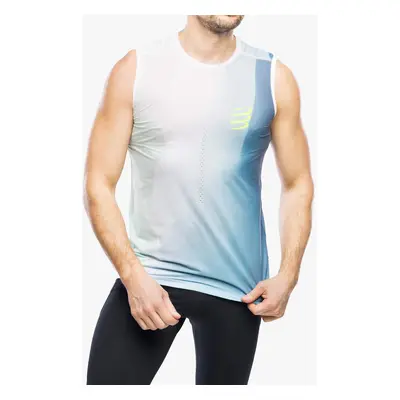 Běžecké tričko Compressport Performance Tank - niagara blue