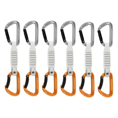 Lezecké expresky Mammut Sender Keylock cm 6-Pack Quickdraws - light grey/gold