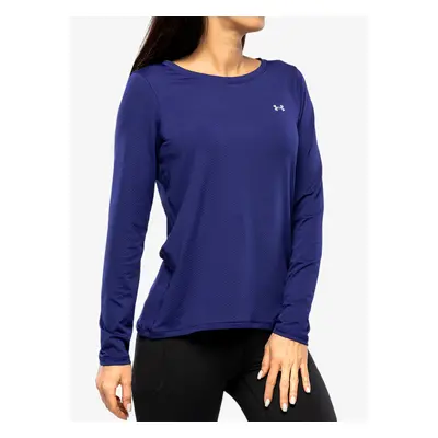 Dámská mikina Under Armour HeatGear Armour Long Sleeve - sonar blue/metallic silver