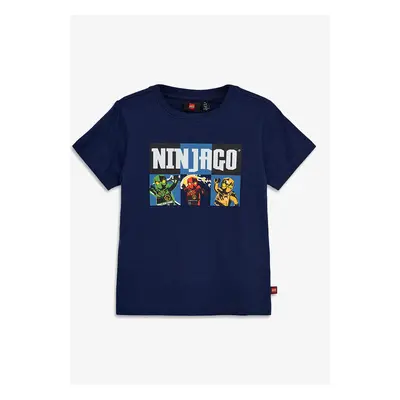 Tričko pro děti LEGO LW Tano - dark navy