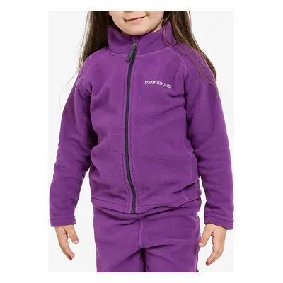 Dětská mikina Didriksons Monte Full Zip - royal purple