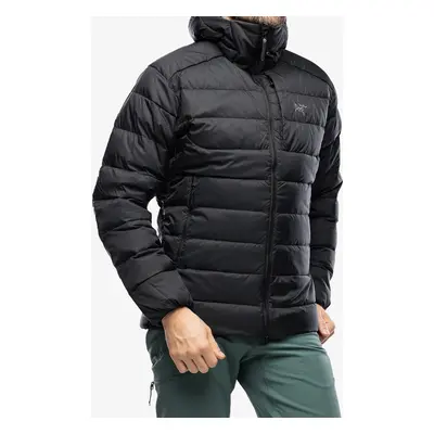 Péřová bunda Arcteryx Thorium Hoody - black