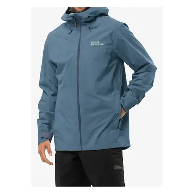 Bunda s membránou Jack Wolfskin Highest Peak 3L Jacket - nature blue