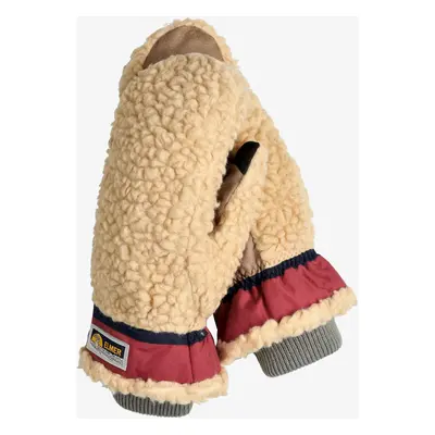 Vlněné rukavice Elmer EM354 Teddy Mitten - beige/wine