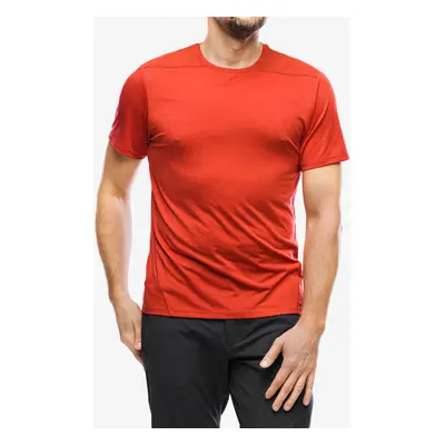 Pánské tričko Salomon Outline SS Tee - red dahlia