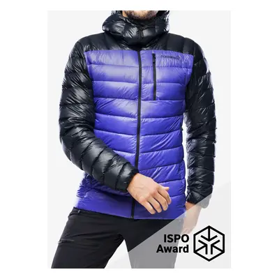 Péřová bunda Norrona Lyngen Down850 Hood - royal blue/caviar