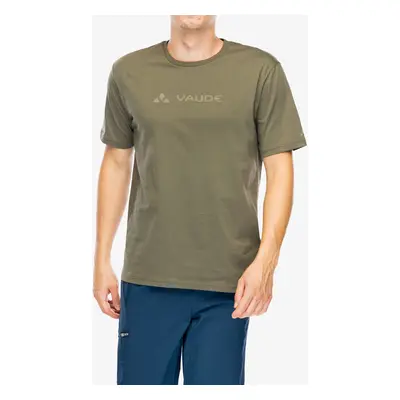 Bavlněné tričko Vaude Logo T-Shirt II - khaki