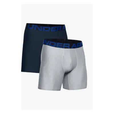 Boxerky Under Armour Tech 6in (2 szt.) - academy/mod gray heather