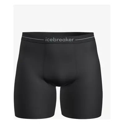 Funkční boxerky Icebreaker Anatomica Long Boxers - black